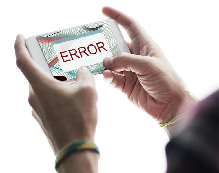 phone error