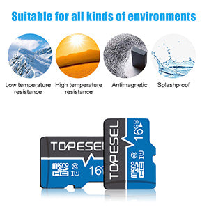 MicroSD Card with Multiple Pack/Capacity/Spec-UHS-I, C10, U1, U3, A1, V30 for Drone Phone