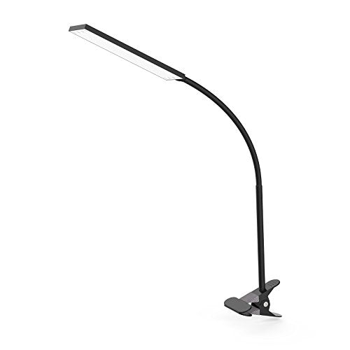 Clip-on LED Desk Lamp 3 Color Temp 14 Brightness Gooseneck Table Lamp