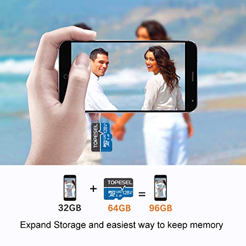 128GB MicroSD Card SDXC TF Card - UHS-I, C10, U1, A1 for Camera Phone