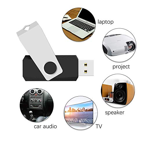 64GB USB 2.0 Flash Drive Swivel Thumb Drive with LED Indicator