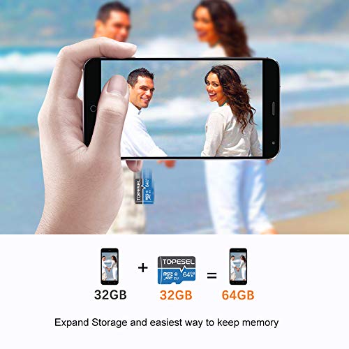 64GB MicroSD Card SDXC UHS-I TF Card - C10, U1 for Smartphone Drone