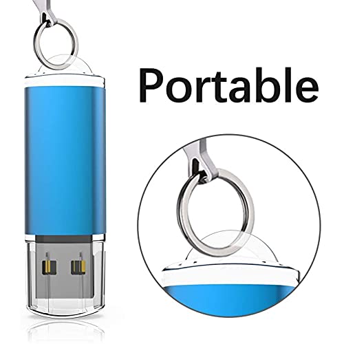 5 Pack 32GB USB 2.0 Flash Drive 5 Colorful Memory Stick Thumb Drives