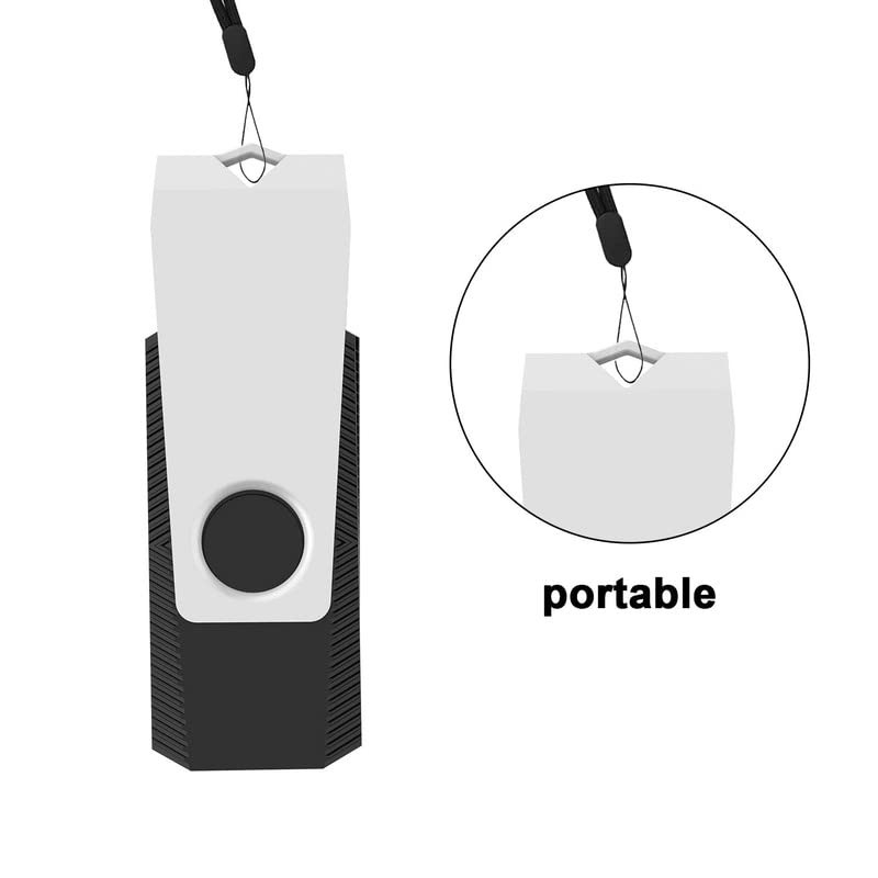 TOPESEL 5 Pack 64GB USB Flash Drives Memory Stick USB 2.0 Thumb Drives 64GB 5PCS, Black