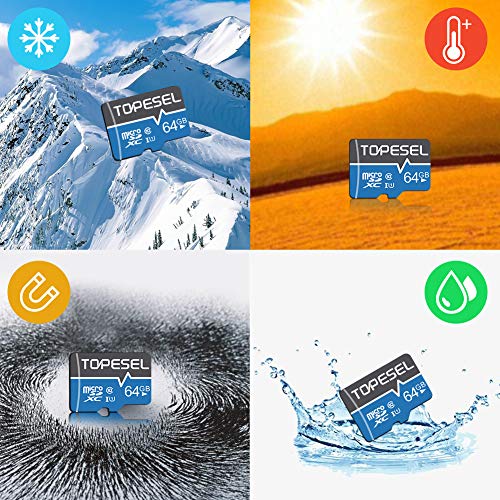 64GB MicroSD Card SDXC UHS-I TF Card - C10, U1 for Smartphone Drone