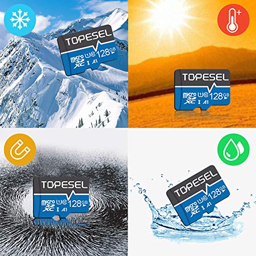 128GB MicroSD Card SDXC TF Card - UHS-I, C10, U1, A1 for Camera Phone
