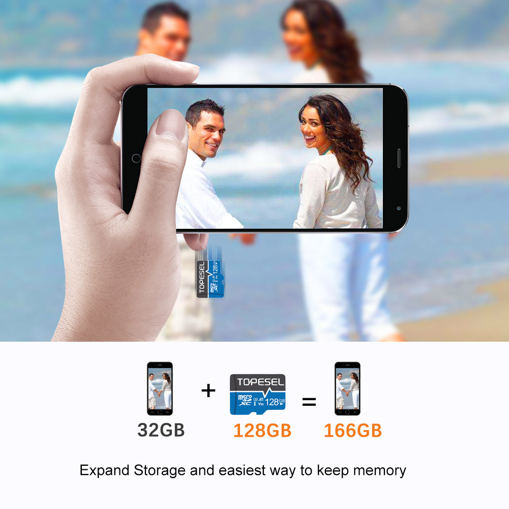 MicroSD Card with Multiple Pack/Capacity/Spec-UHS-I, C10, U1, U3, A1, V30 for Drone Phone