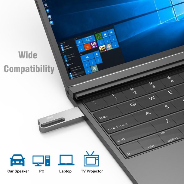 USB 3.0 Flash Drive TOPESEL Slim Metal Thumb Drive UDP Technology Waterproof Pen Drive Silver