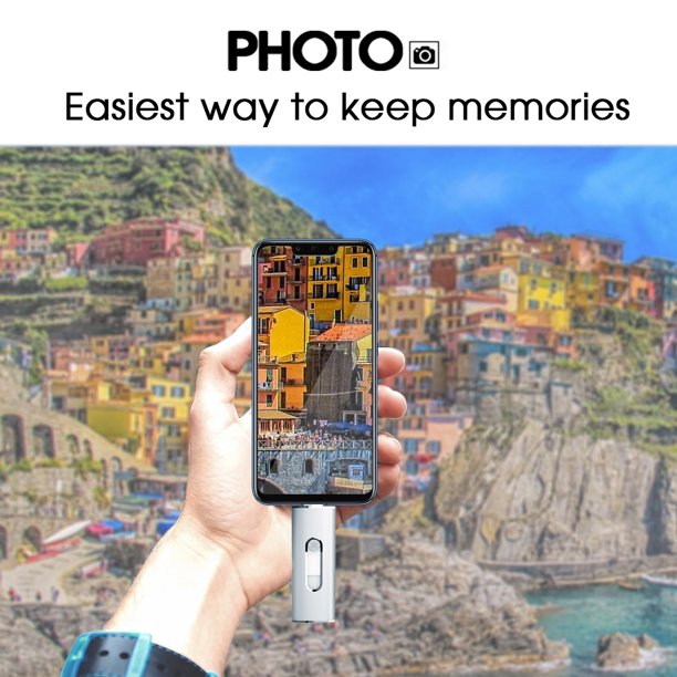 TOPESEL OTG USB 3.0 Flash Drive USB C&USB A Thumb Drive for Samsung/LG/Android Phone