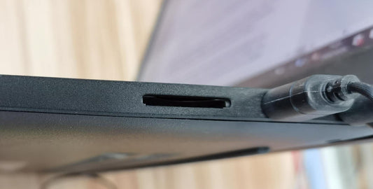 SD card slot of laptop