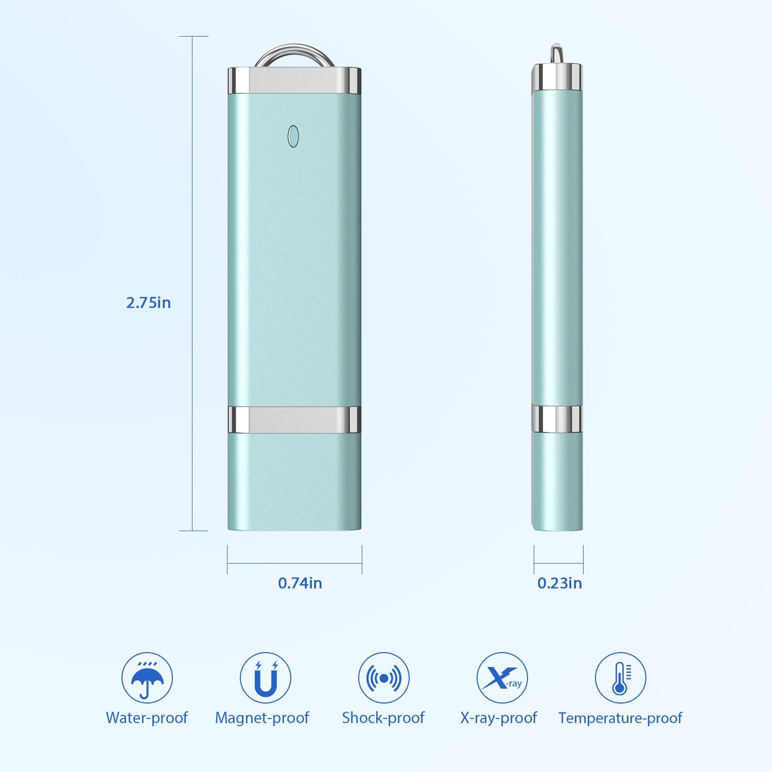 TOPESEL 5 Pack 64GB Flash Drive USB Flash Drive Thumb Drives Colorful 64G USB 2.0 Memory Sticks