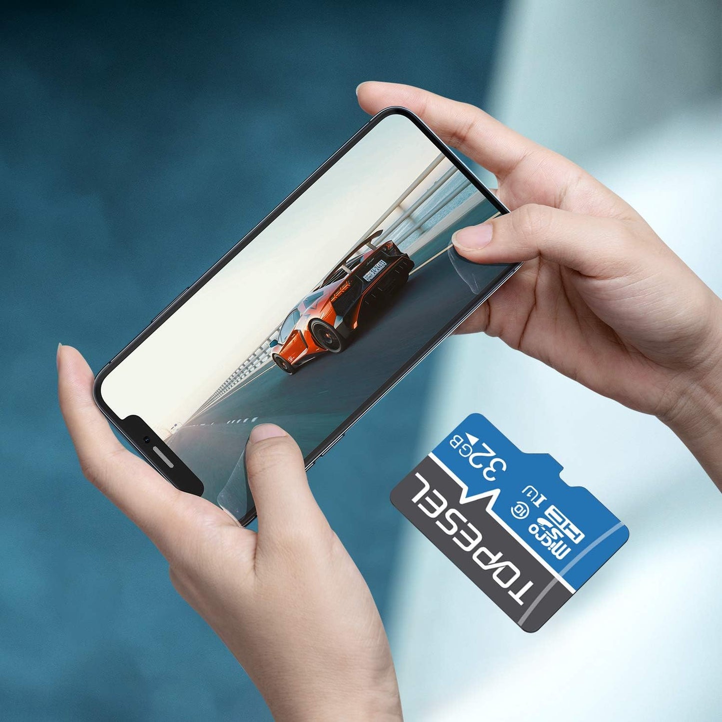 TOPESEL 32GB Micro SD Card 2 Pack Memory Cards Micro SDHC UHS-I TF Card Class 10 for Camera/Drone/Dash Cam(2 Pack U1)