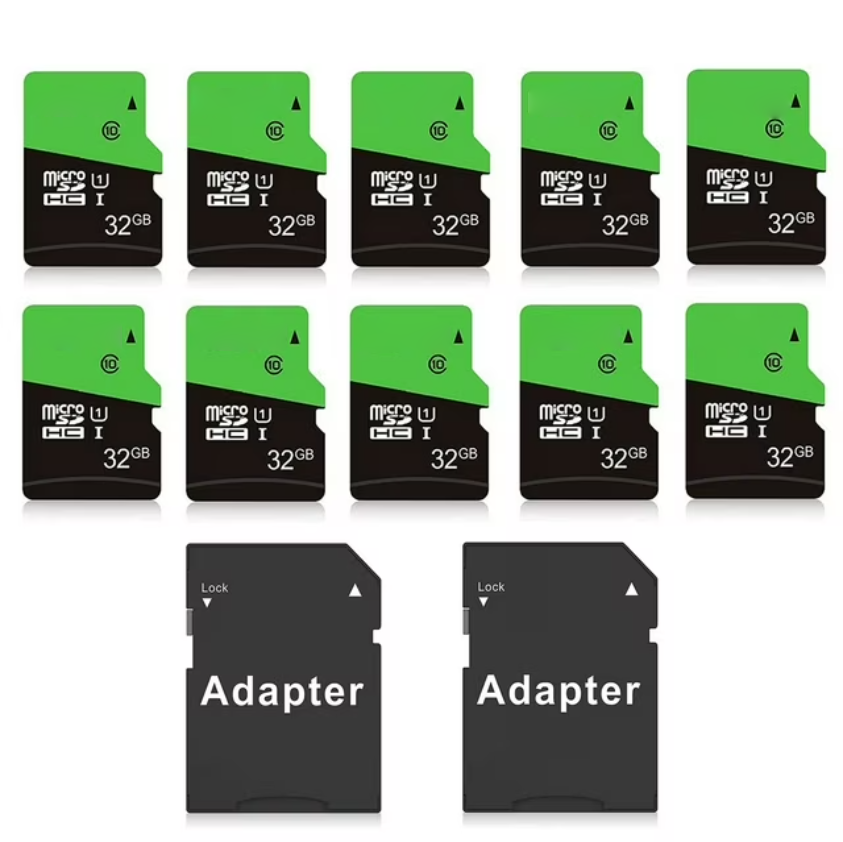 3Pack/5Pack/10Pack 16GB/32GB microSD Card Memory Card microSDHC UHS-I Memory Cards Class 10 High Speed Card - C10, U1