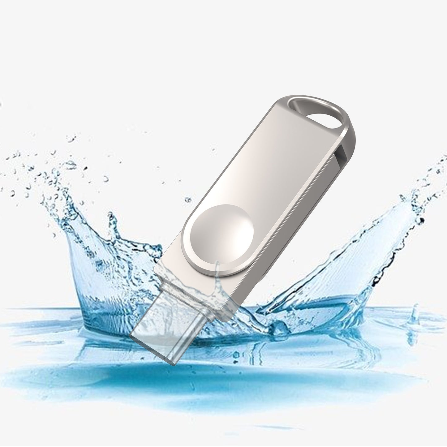 TOPESEL 128GB USB C Dual Flash Drive 2 in 1 OTG USB 3.0 Type-C Thumb Drive for Android Phones, Computers