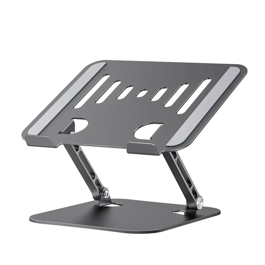 Laptop Stand for Desk, Aluminum Adjustable Computer Stand, Ergonomic Foldable Laptop Holder for MacBook Air Pro / Dell / HP / ASUS / Samsung