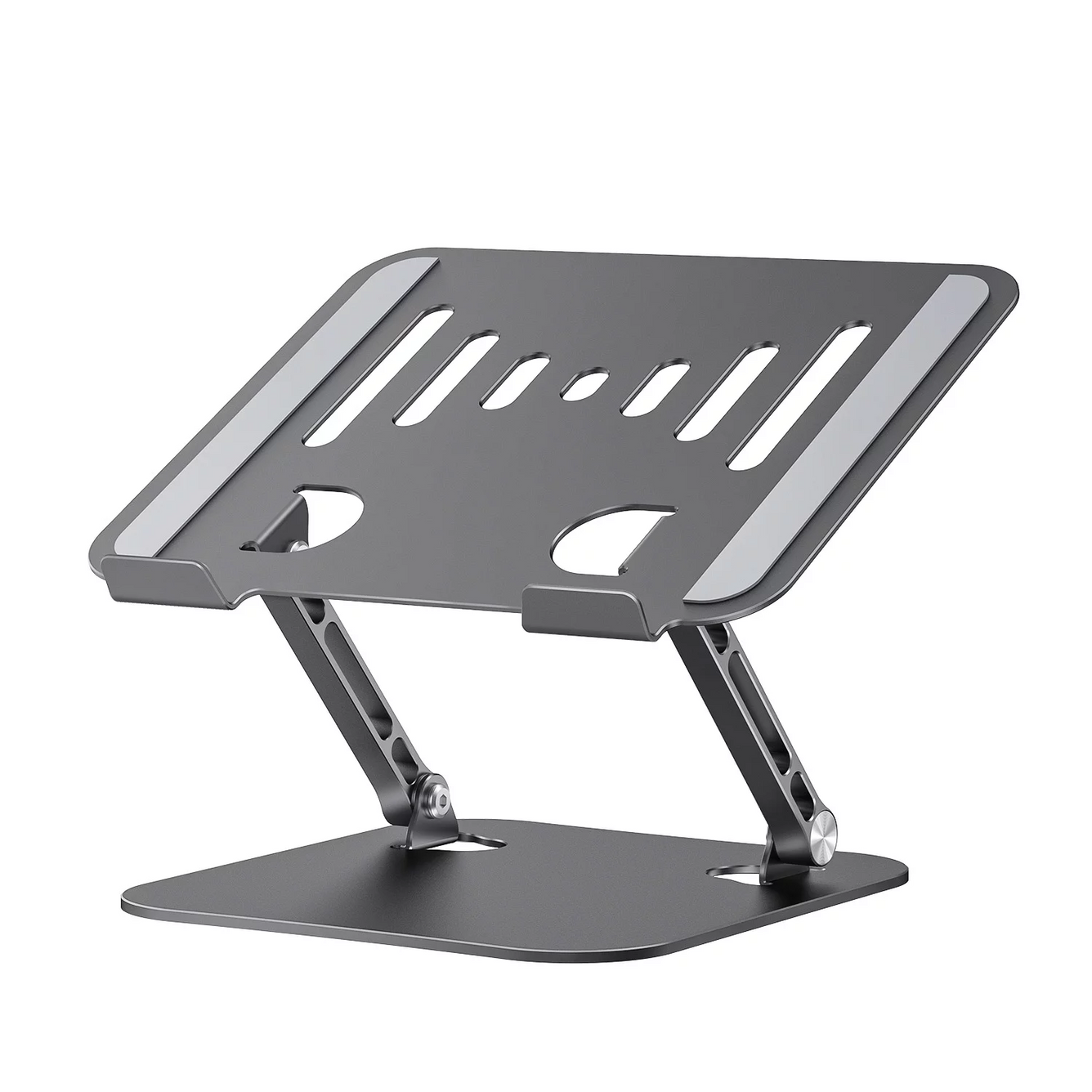 Laptop Stand for Desk, Aluminum Adjustable Computer Stand, Ergonomic Foldable Laptop Holder for MacBook Air Pro / Dell / HP / ASUS / Samsung
