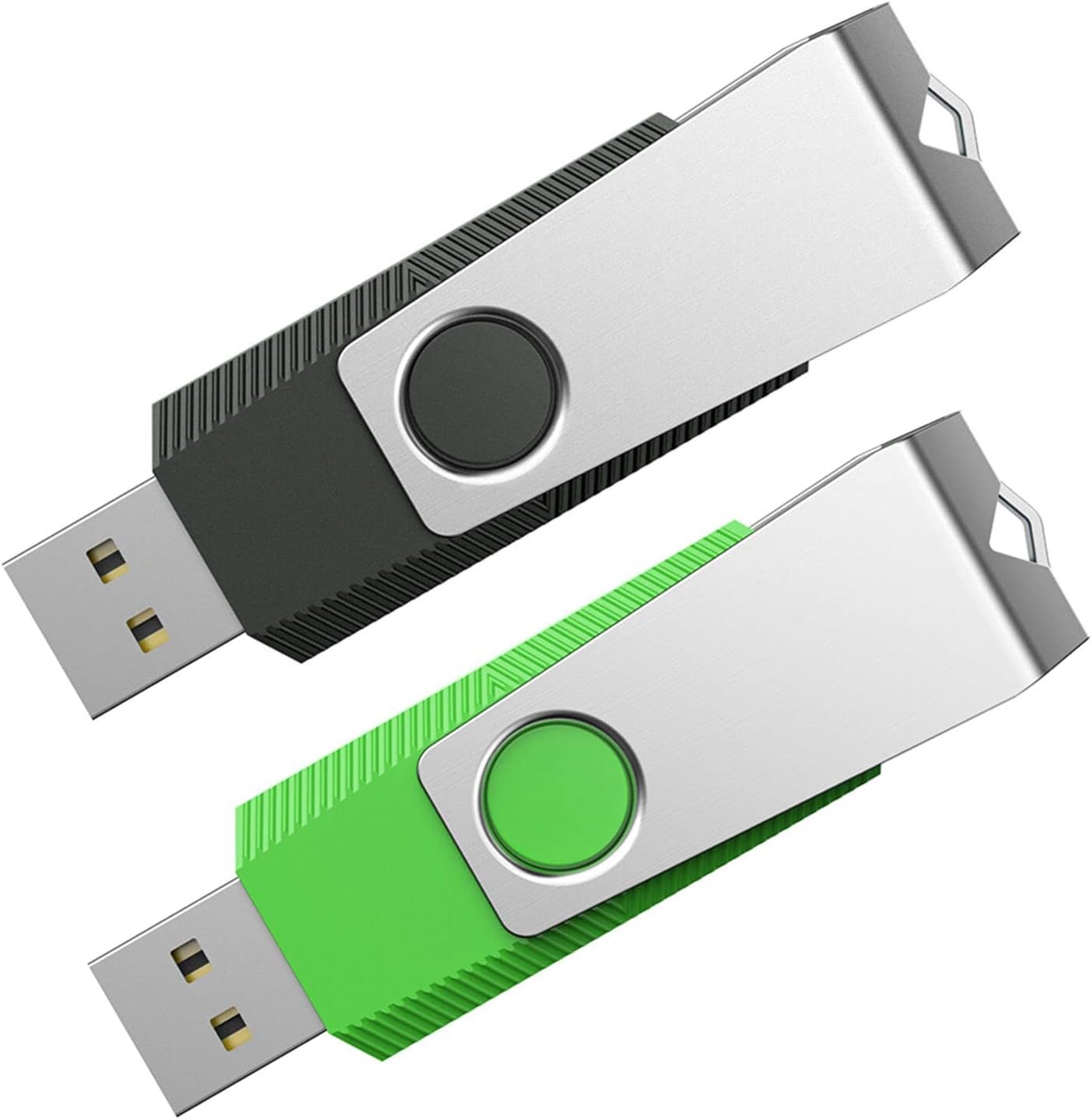 128GB Flash Drive 2 Pack Thumb Drive Zip Drive TOPESEL USB 2.0 Memory Stick with Keychain