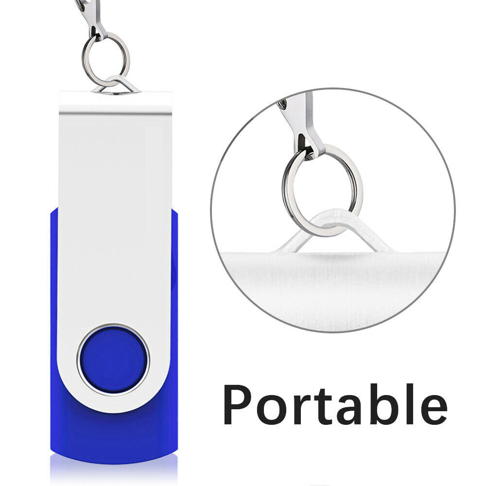 Topesel 10 Pack 8GB Flash Drive USB Flash Drive TOPESEL USB Drives Thumb Drive Memory Stick Blue