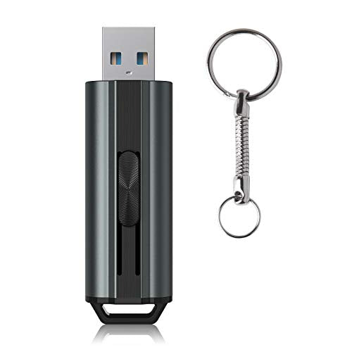 TOPESEL USB 3.1 Flash Drive 380MB/s Plug-Play Pen Drive with Keychain